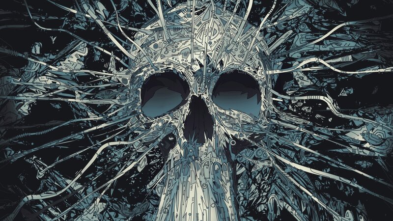 Mechanical Skull — Black