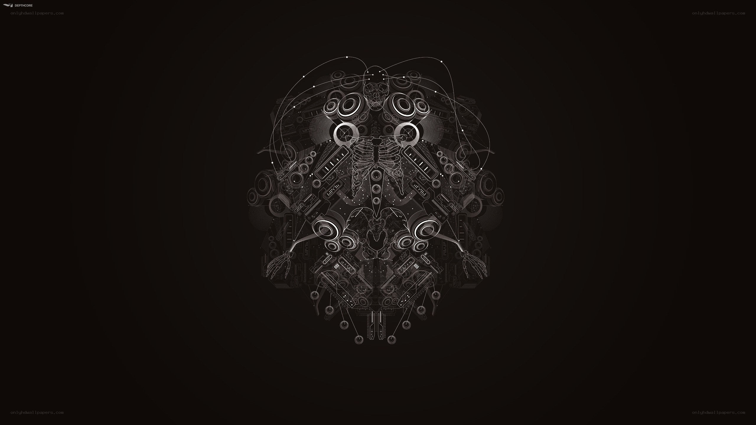 mechanical skull design