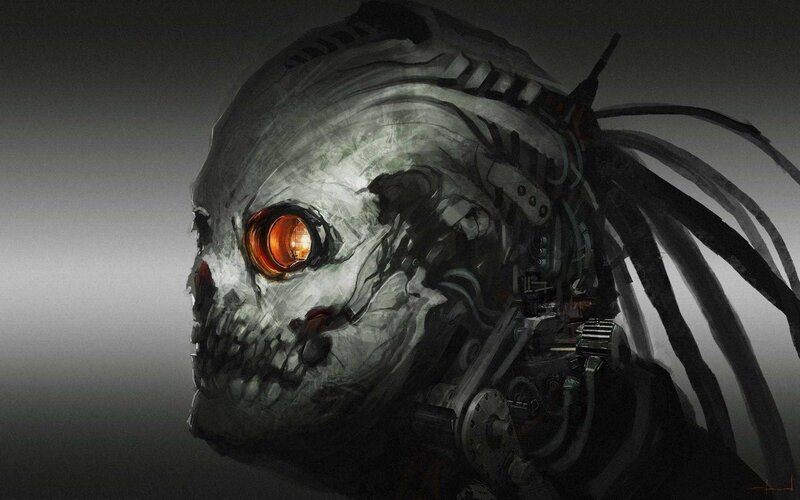 Mechanical Skull Head