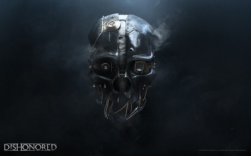 Mechanical Skull Mask — Black, Dark, Dramatic