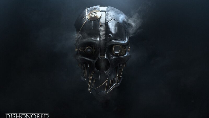 Mechanical Skull Mask — Black, Dark, Ominous