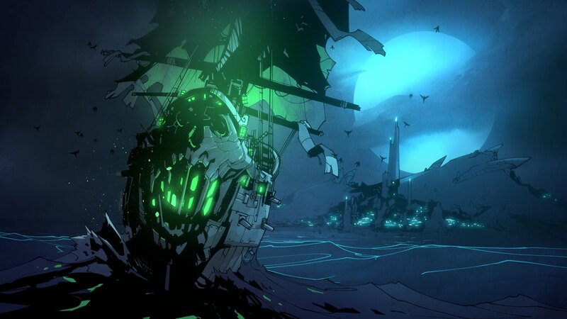 Mechanical Skull Ship
