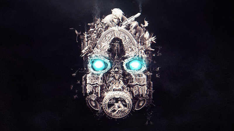 Mechanical Skull Structure — Black, Dramatic