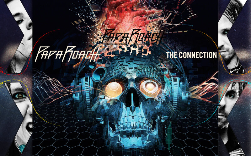 Mechanical Skull with Headphones