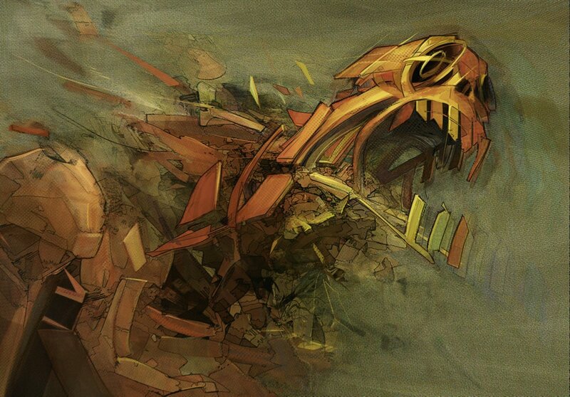 Mechanical Snake Head