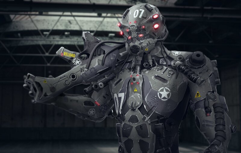 Mechanical Soldier Robot