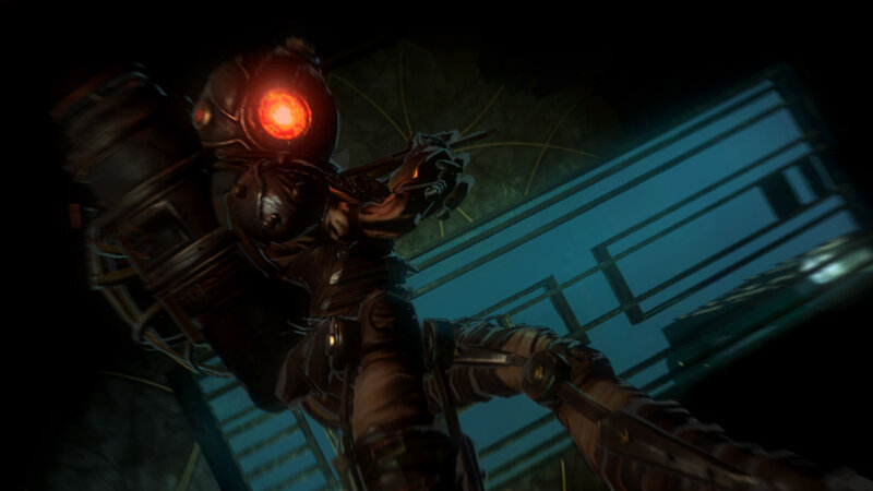 Mechanical Soldier with Red Light