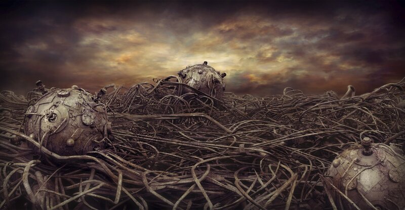 Mechanical Spheres in Debris