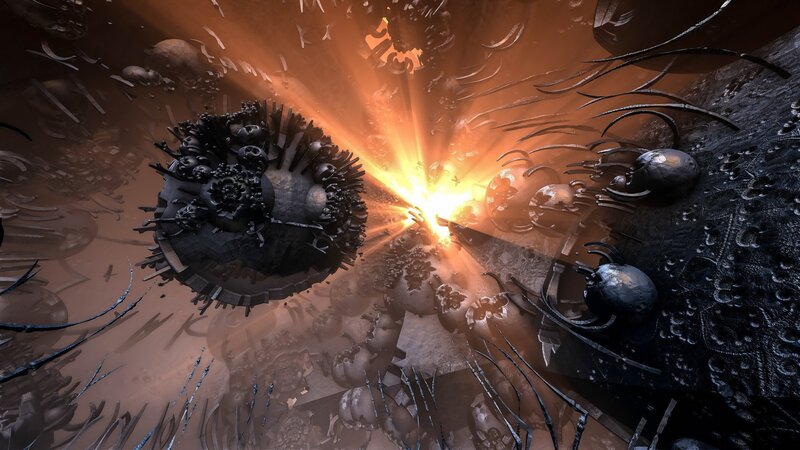Mechanical Spheres in Explosion