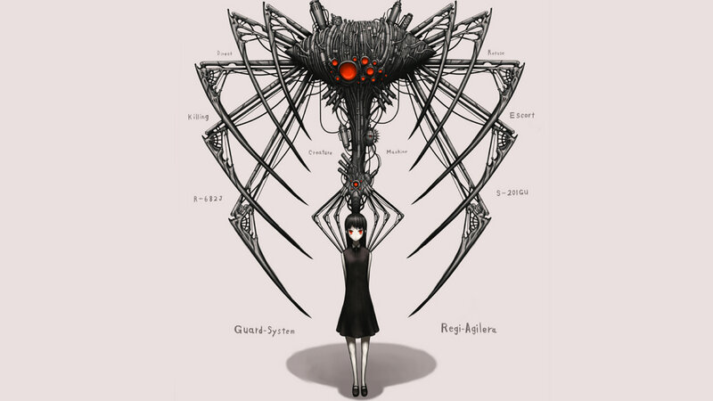 Mechanical spider creature