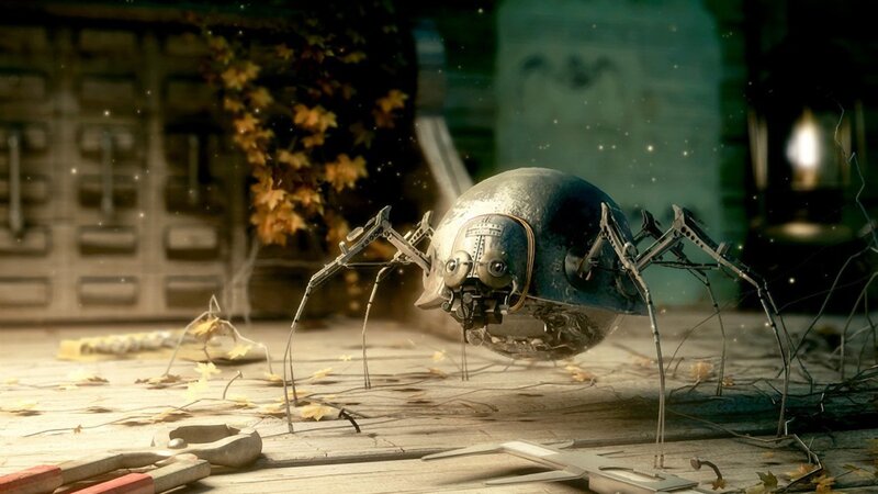 Mechanical Spider Robot — Brown
