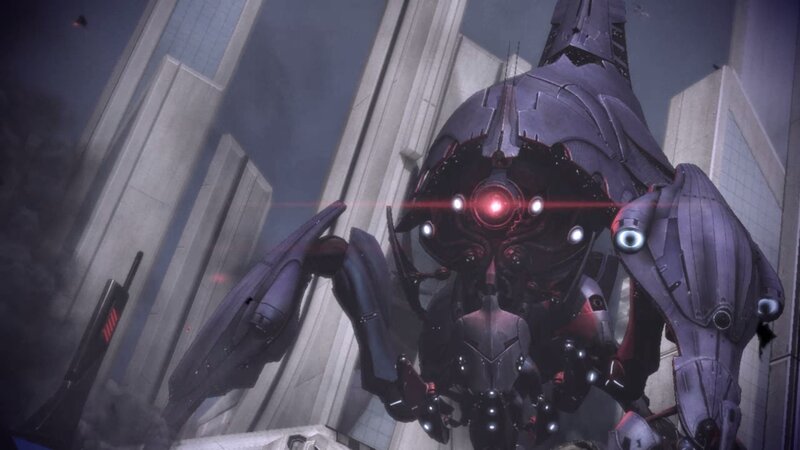 Mechanical Spider Robot — Gray, Dramatic, Night