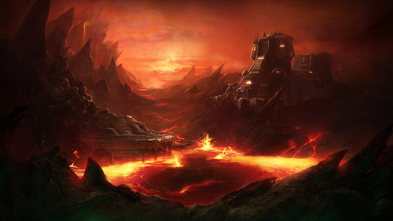 Mechanical Structures in Lava