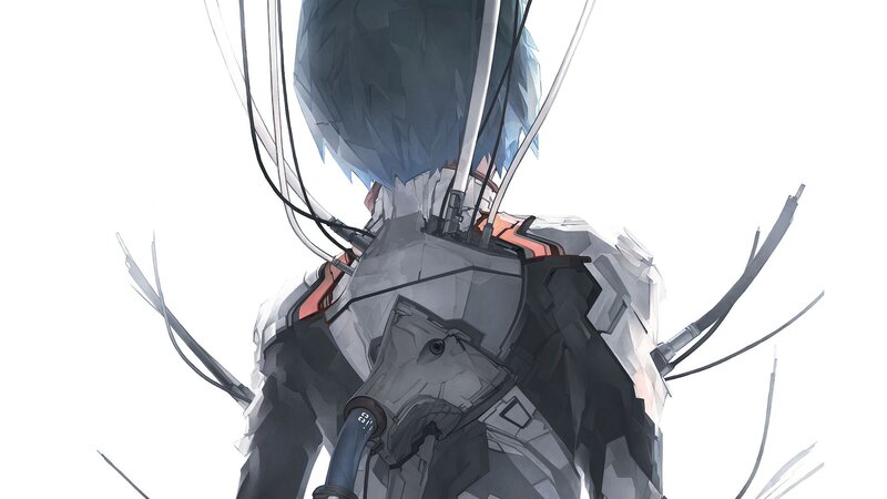 Mechanical Suit from Behind