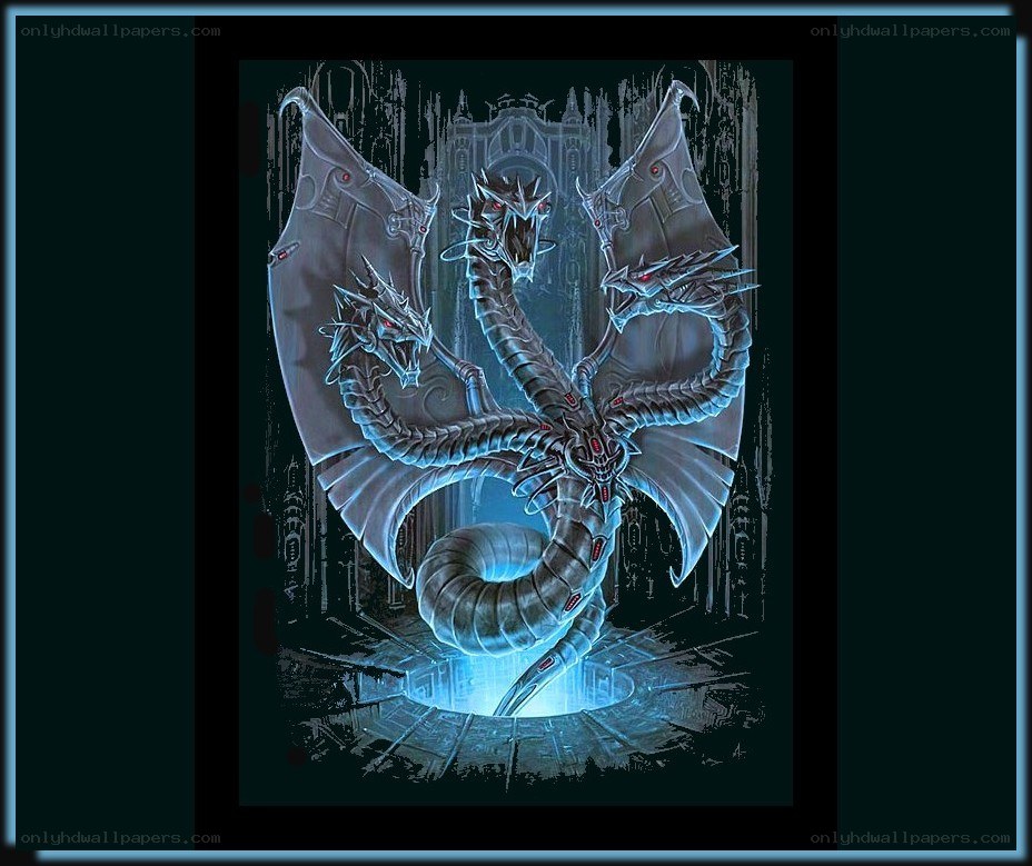 Mechanical three-headed dragon