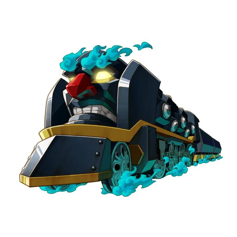 mechanical train monster