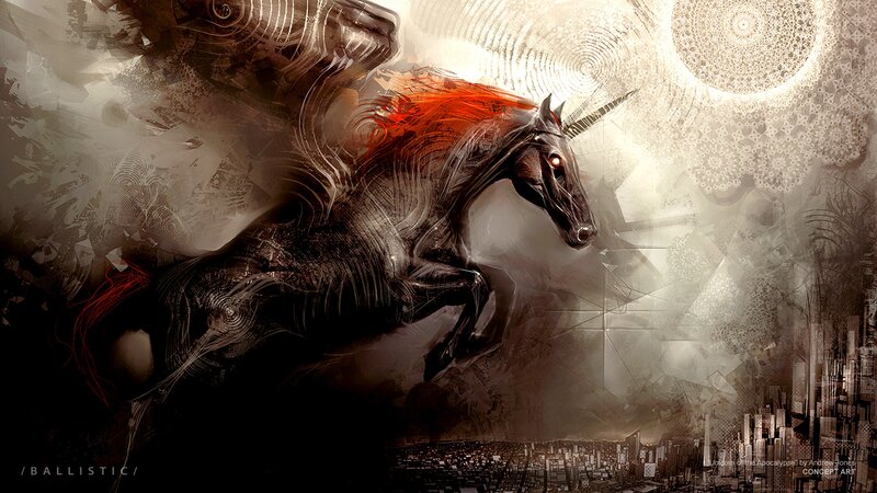 Mechanical Unicorn Horse