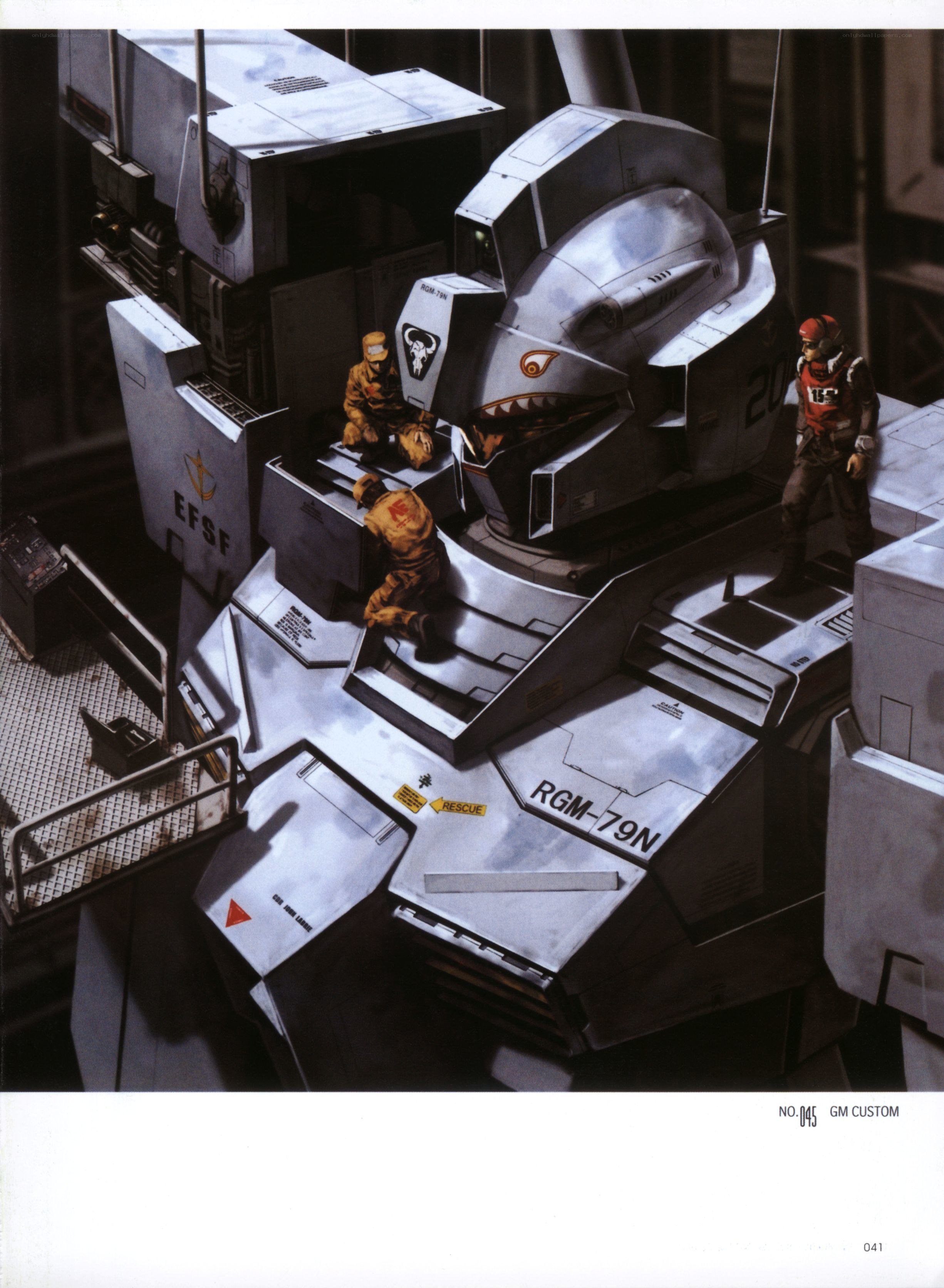 Mechanical unit with crew