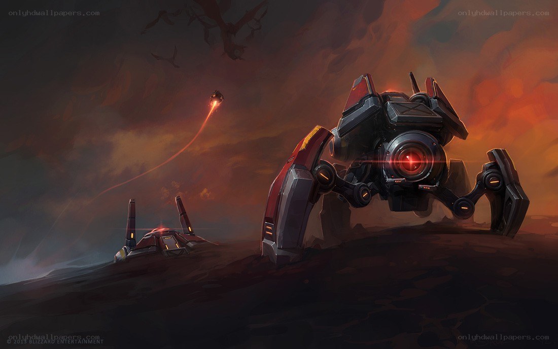Mechanical units on alien planet