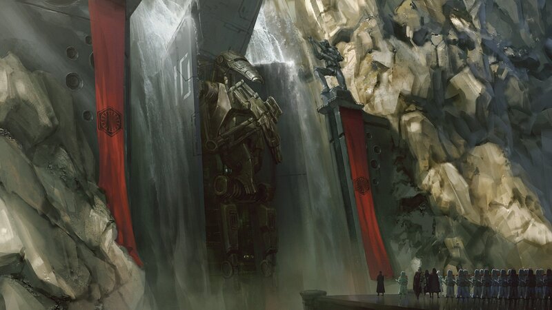 Mechanical Walker in Cave