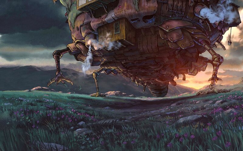 Mechanical Walking House — Green