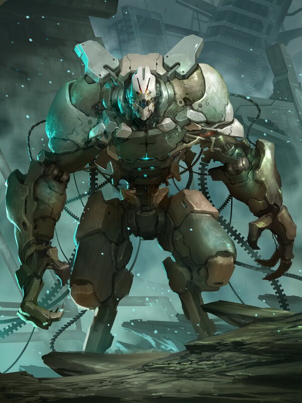 mechanical war robot