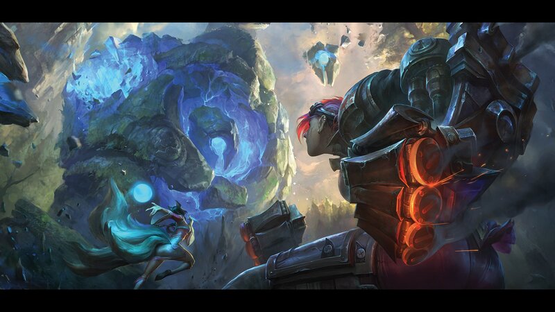 Mechanical Warrior and Mage