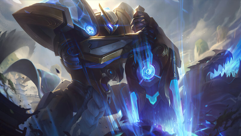 Mechanical Warrior — Blue