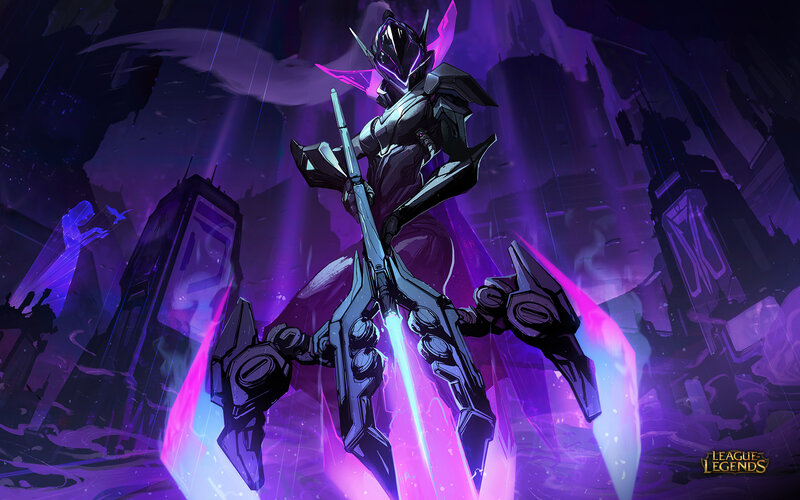 Mechanical Warrior Figure — Purple