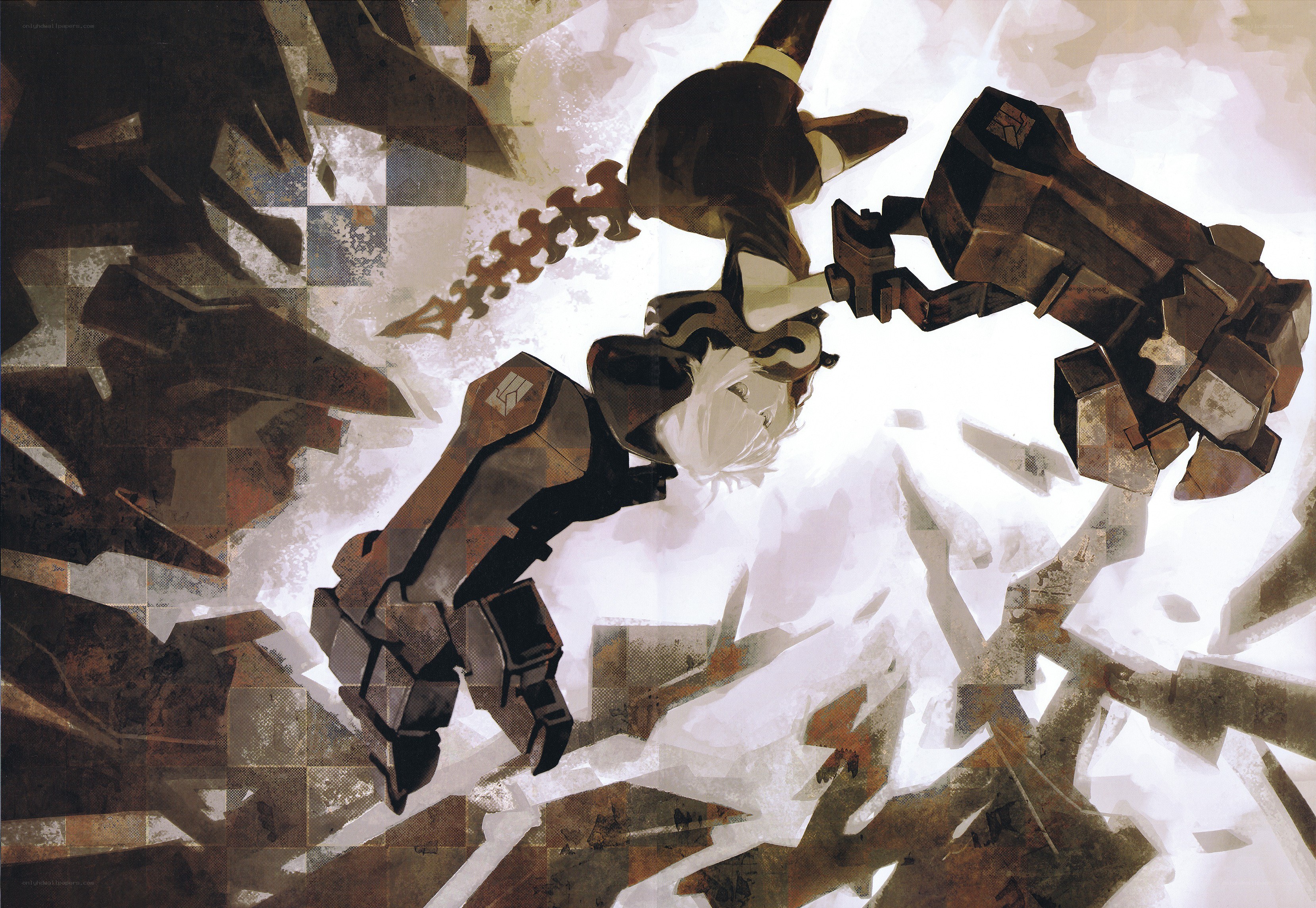 mechanical warrior in battle