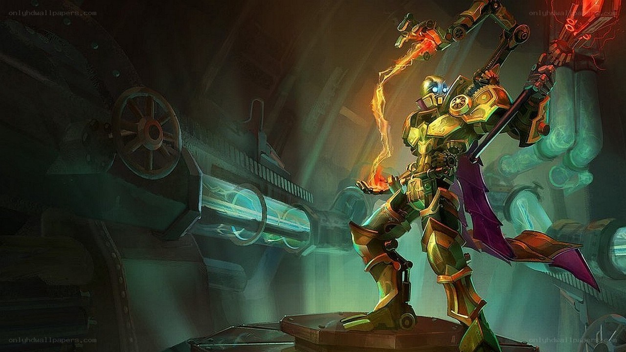 mechanical warrior in factory