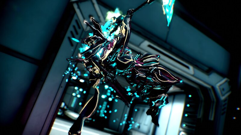 Mechanical Warrior in Flight — Black