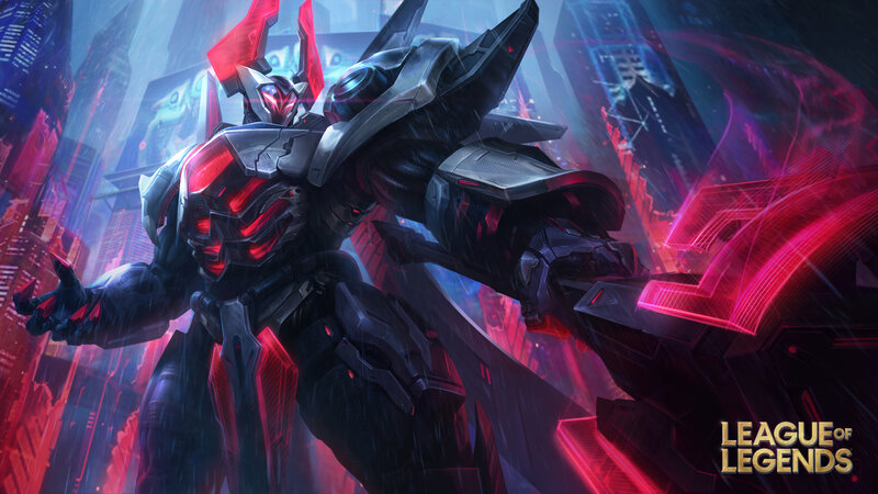 Mechanical Warrior Robot — Black, Dramatic
