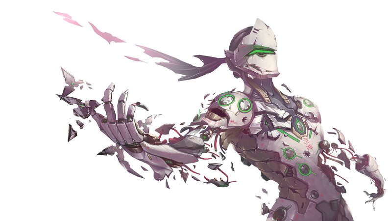 Mechanical Warrior — White