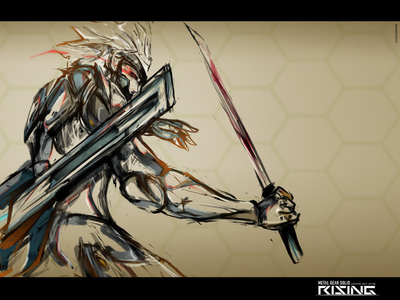Mechanical Warrior with Sword — Beige