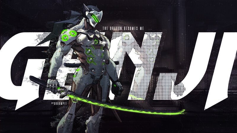 Mechanical Warrior with Sword — Black, Dramatic