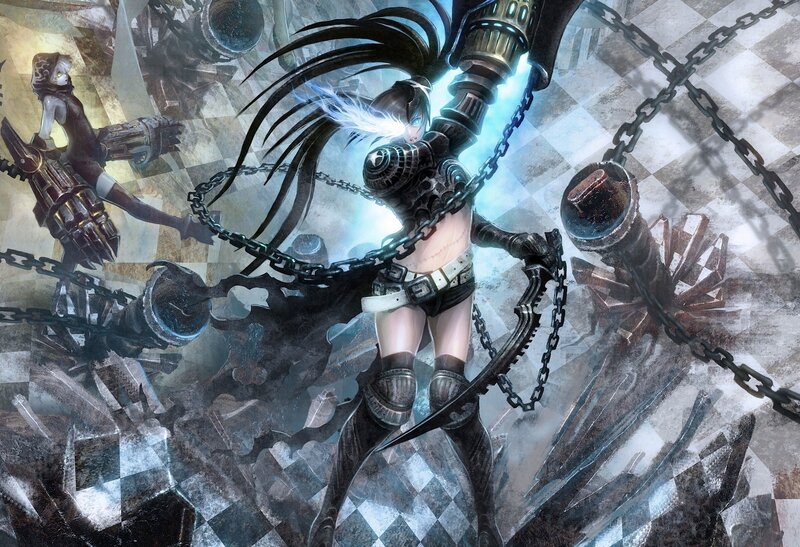 Mechanical Warrior Woman — Black