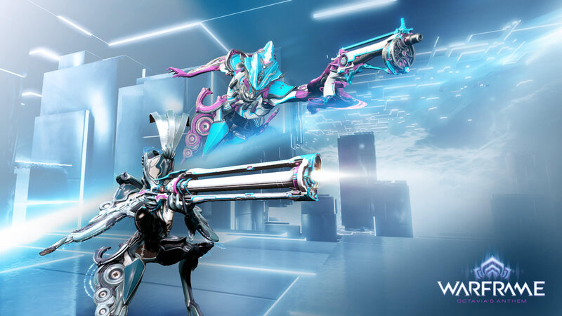 Mechanical Warriors Fighting — Blue, Dramatic, Digital Art