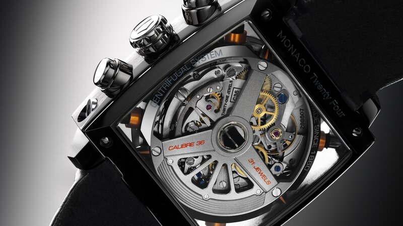 Mechanical Watch Movement — Black, Dramatic