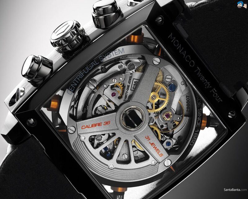 Mechanical Watch Movement — Black, Technical, Photograph