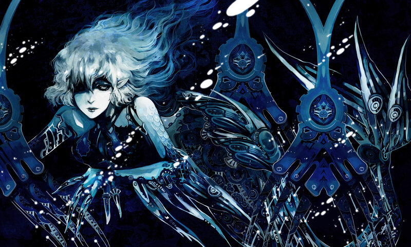 Mechanical-winged Woman