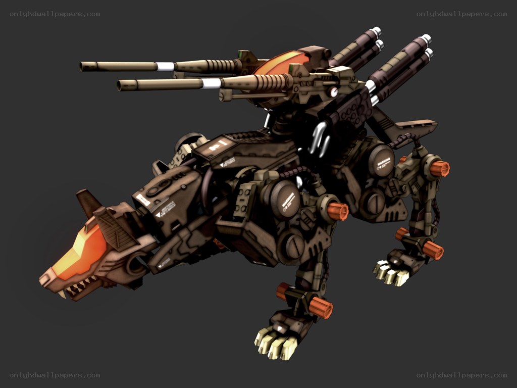 mechanical wolf combat unit