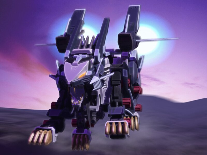 Mechanical Wolf Robot — Purple