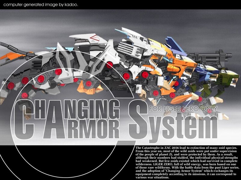 Mechanical Zoid Creatures