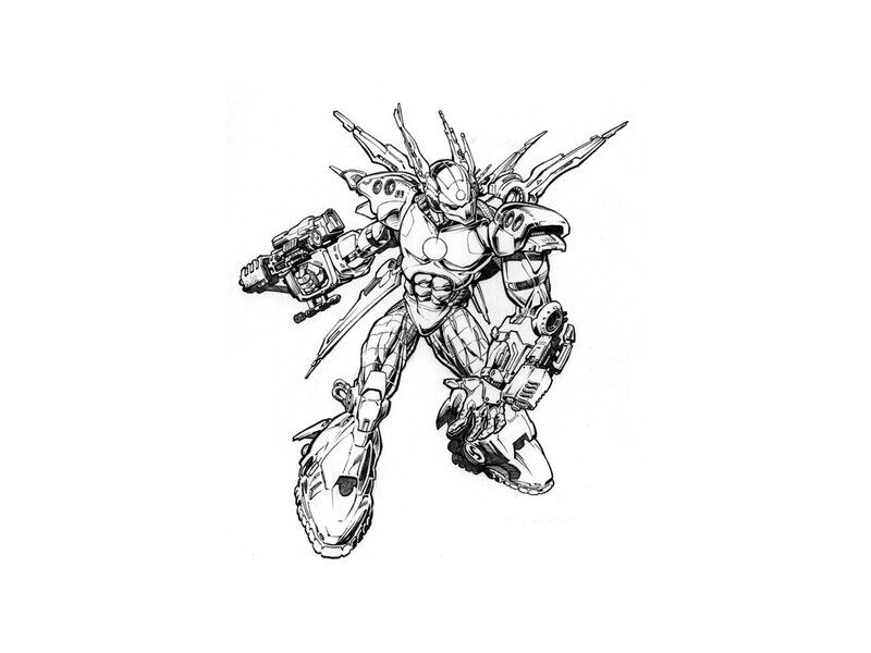 Mechanized Armored Figure
