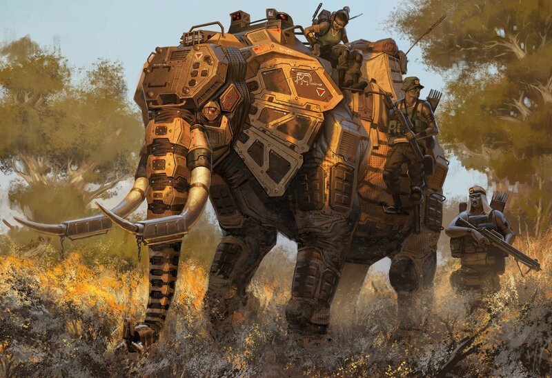 Mechanized Elephant
