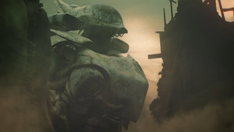Mechanized Soldier — Green, Dramatic