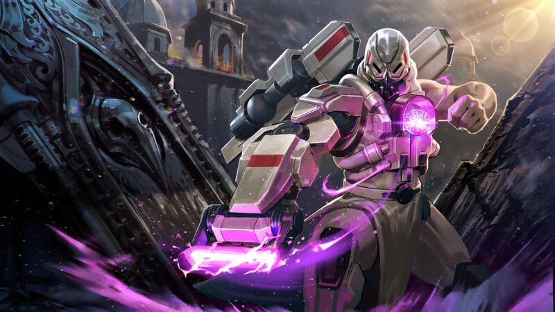 Mechanized Soldier — Purple