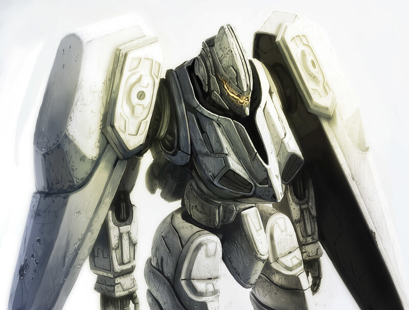 Mechanized Soldier — White