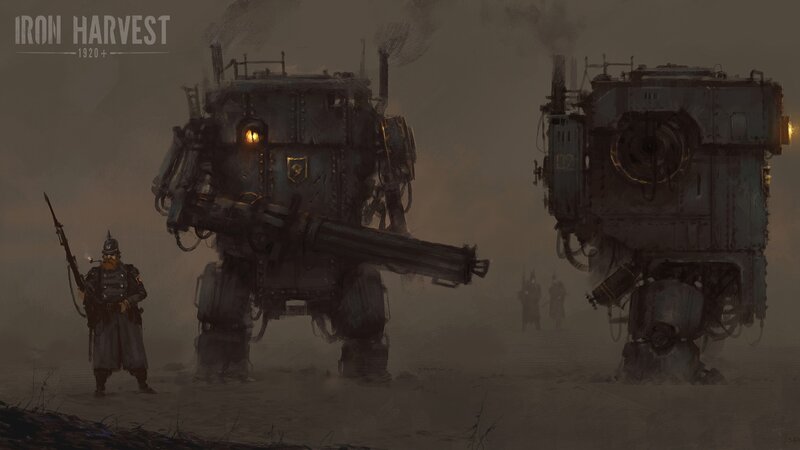 Mechanized Soldiers in Fog